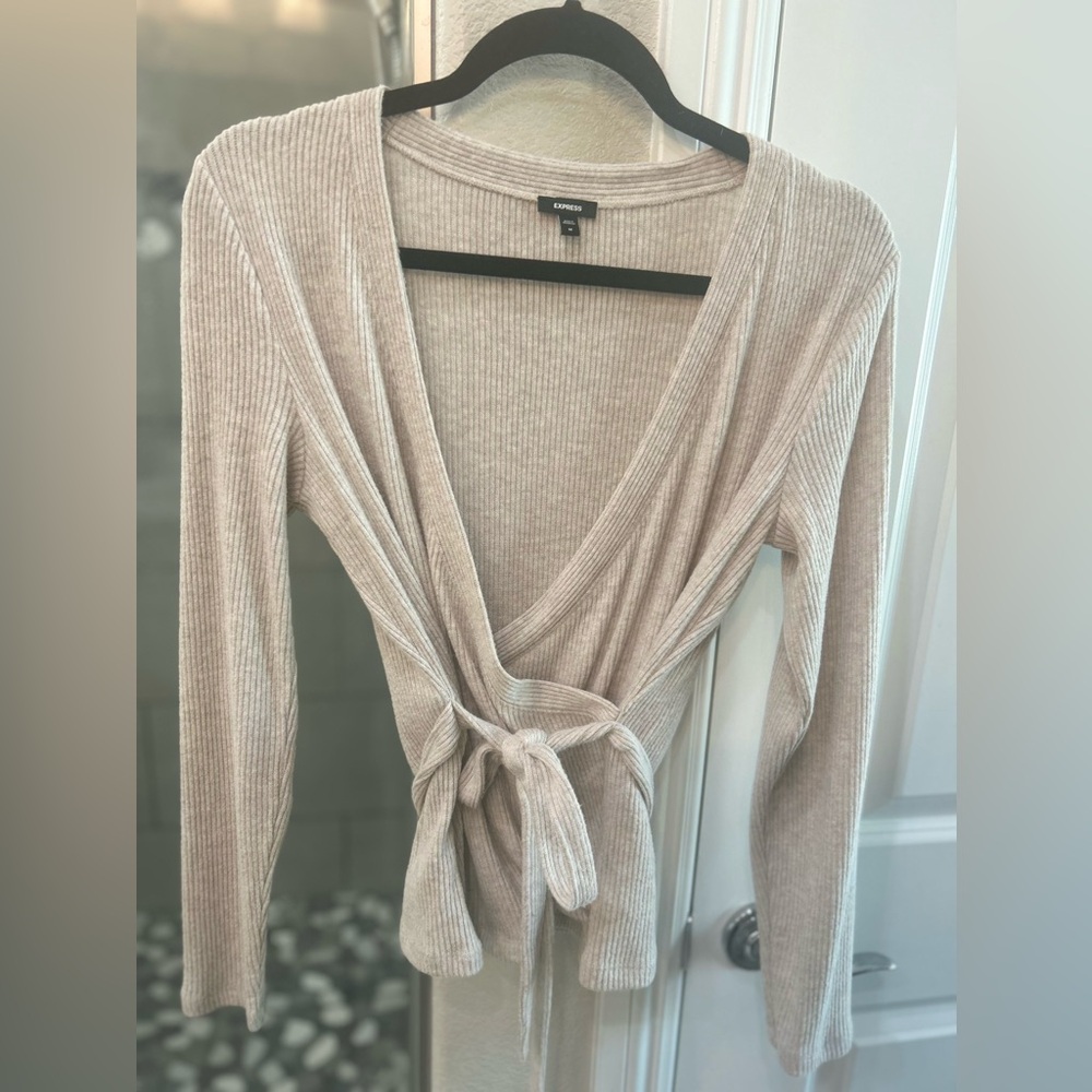 NWOT Express Wrap Sweater